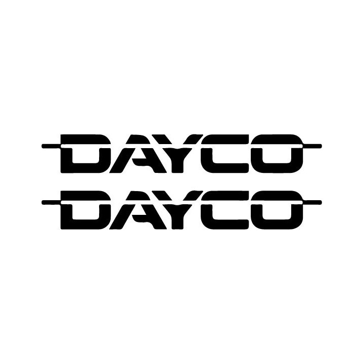 Dayco Stickers – Belts Engine Parts Decals (2-Pack)