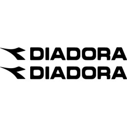 Diadora Stickers – Heritage Logo Decals (2-Pack)