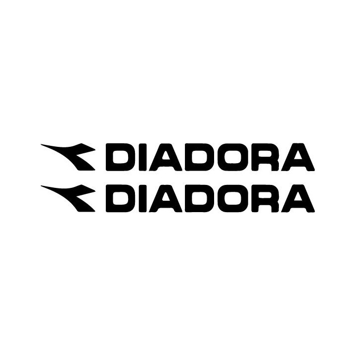 Diadora Stickers – Heritage Logo Decals (2-Pack)