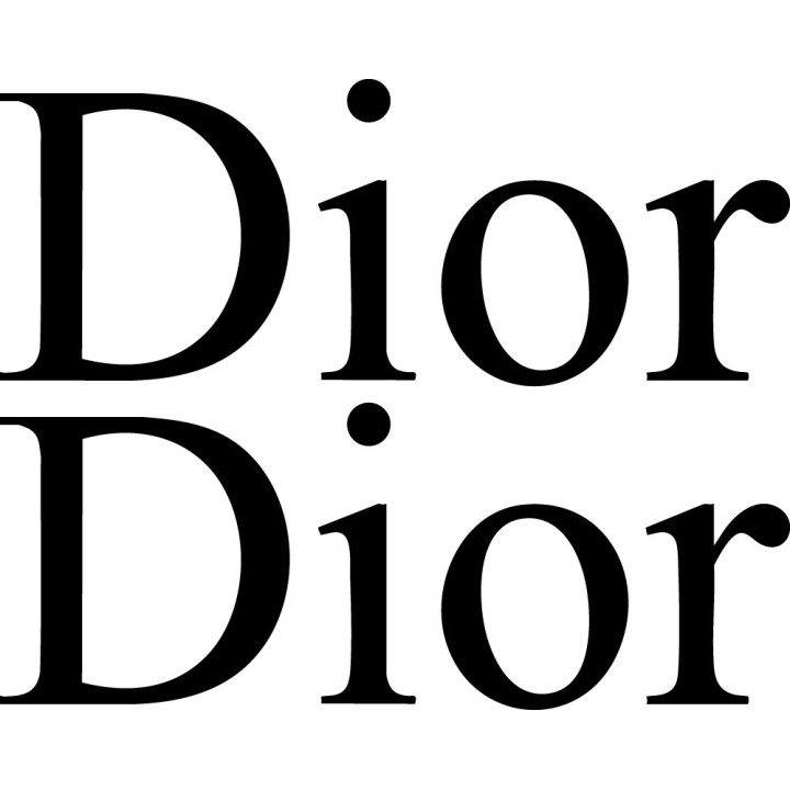 Dior Stickers – Fashion Logo Vinyl Decals (2-Pack)