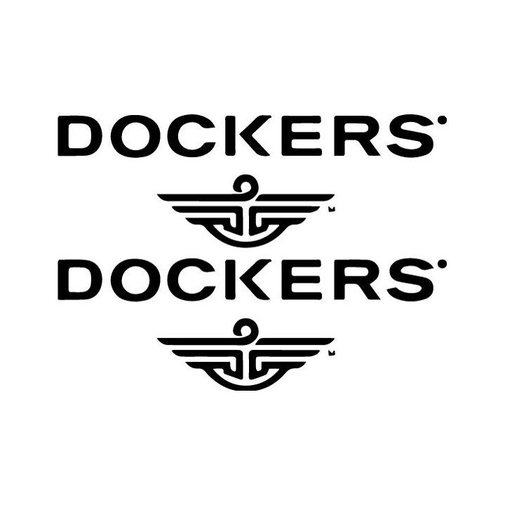Dockers Stickers – Casual Fashion Logo Decals (2-Pack)