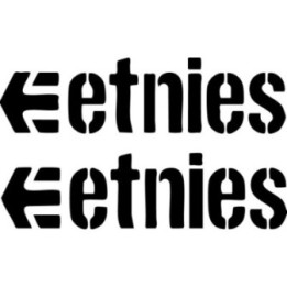 Etnies Stickers – Skateboarding Streetwear Decals (2-Pack)