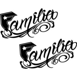 Familia Stickers – Street Lowrider Car Culture Decals (2-Pack)