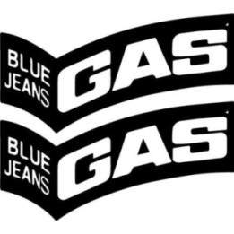 GAS Blue Jeans Stickers – Italian Denim Decals (2-Pack)