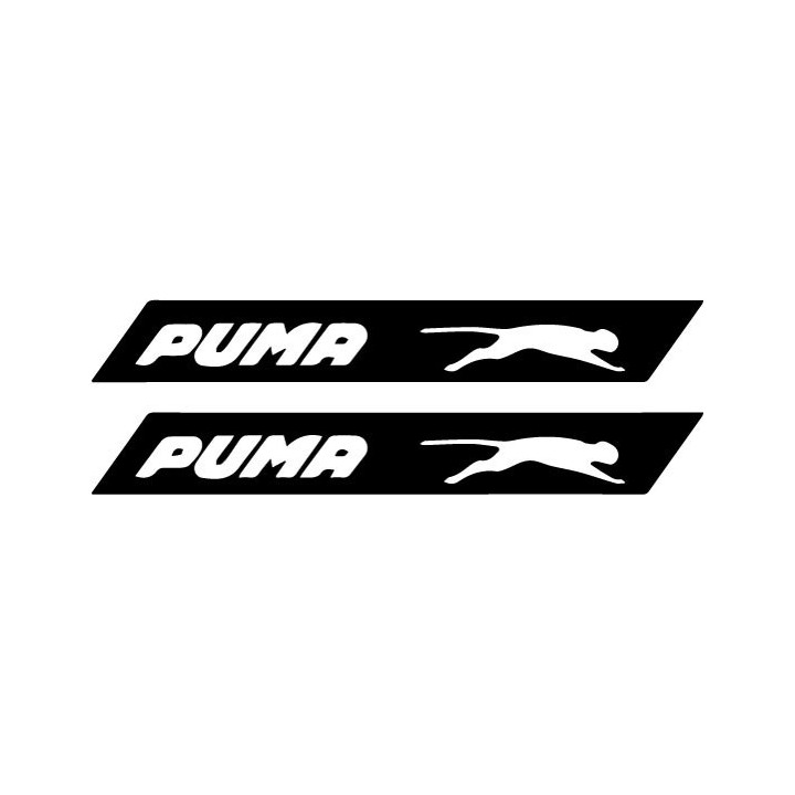 Puma Stickers – Leaping Cat Logo Fashion Decals (2-Pack)