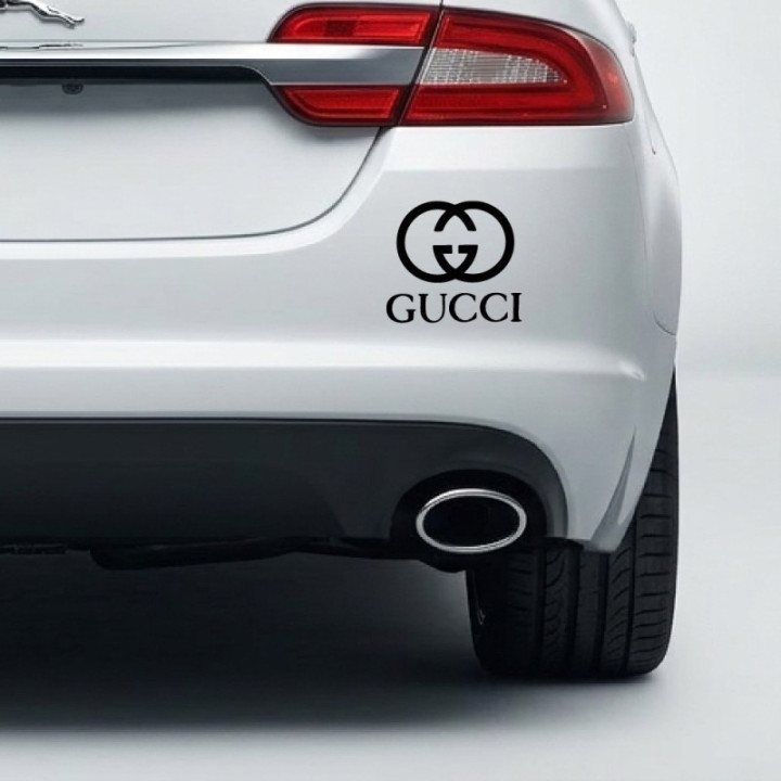 Gucci GG Logo Stickers – Luxury Fashion Decals (2-Pack)