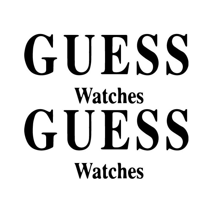 Guess Watches Stickers – Fashion Decals (2-Pack)