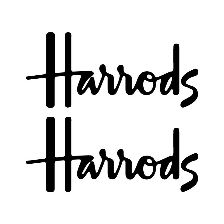 Harrods Stickers – London Luxury Knightsbridge Decals (2-Pack)