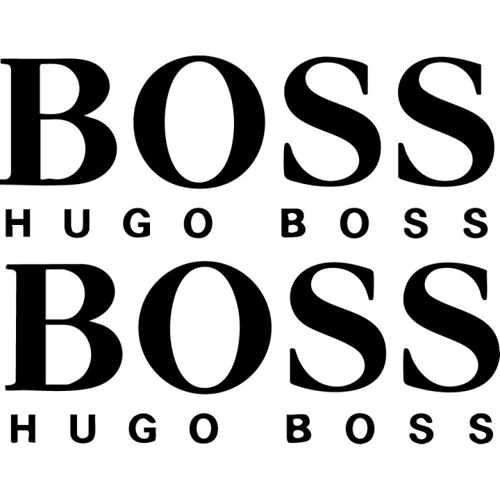 Hugo Boss Stickers – BOSS Logo Fashion Decals (2-Pack)