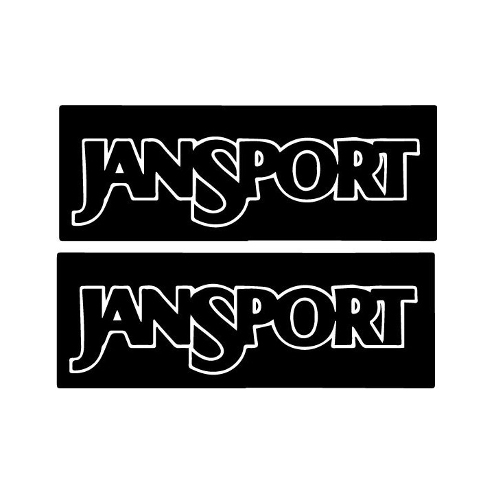 JanSport Stickers – SuperBreak Backpack Decals (2-Pack)
