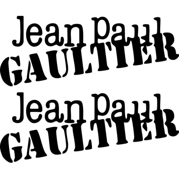 Jean Paul Gaultier Stickers – JPG Fashion Decals (2-Pack)