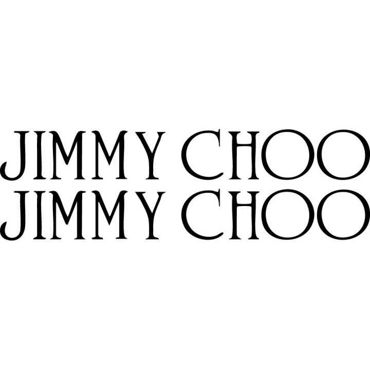 Jimmy Choo Stickers – Luxury Fashion Decals (2-Pack)