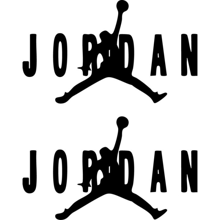 Jordan Jumpman Stickers – Air Jordan Basketball Decals (2-Pack)