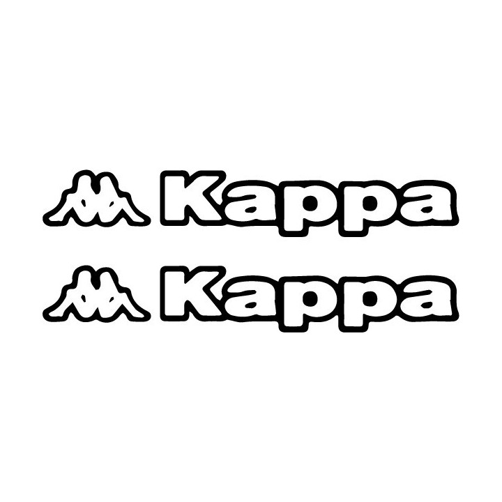 Kappa Stickers – Omini Logo Sportswear Decals (2-Pack)