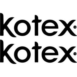 Kotex Stickers – Brand Logo Decals (2-Pack)