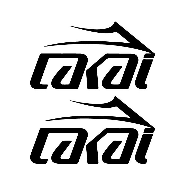 Lakai Stickers – Skate Footwear Logo Decals (2-Pack)