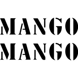 Mango Fashion Stickers – Brand Logo Decals (2-Pack)