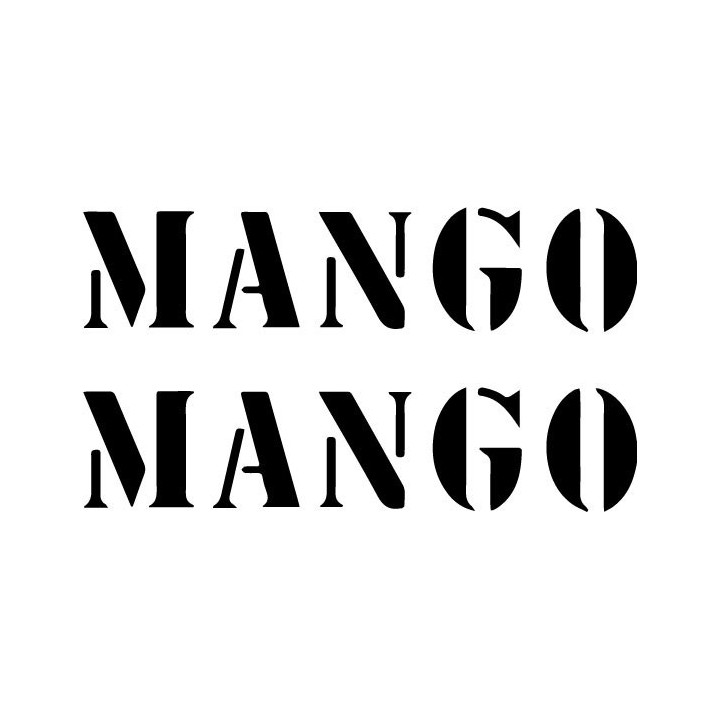 Mango Fashion Stickers – Brand Logo Decals (2-Pack)
