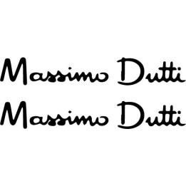 Massimo Dutti Stickers – Fashion Brand Decals (2-Pack)