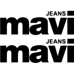 Mavi Jeans Stickers – Denim Fashion Decals (2-Pack)