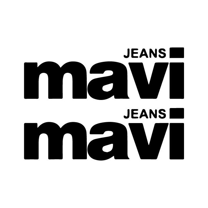 Mavi Jeans Stickers – Denim Fashion Decals (2-Pack)