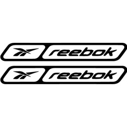 Reebok Vector Logo Stickers – Sport Decals (2-Pack)