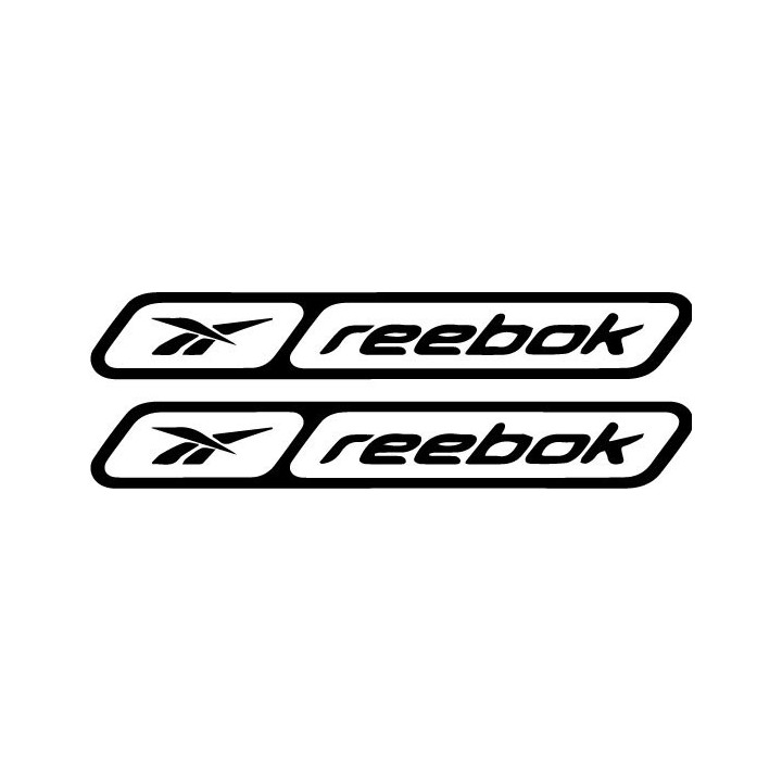 Reebok Vector Logo Stickers – Sport Decals (2-Pack)