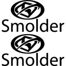 Smolder Logo Stickers – Urban Graphic Decals (2-Pack)