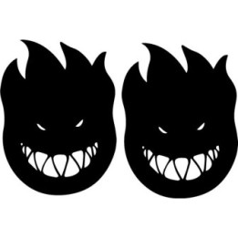 Spitfire Bighead Stickers – Skate Decals (2-Pack)
