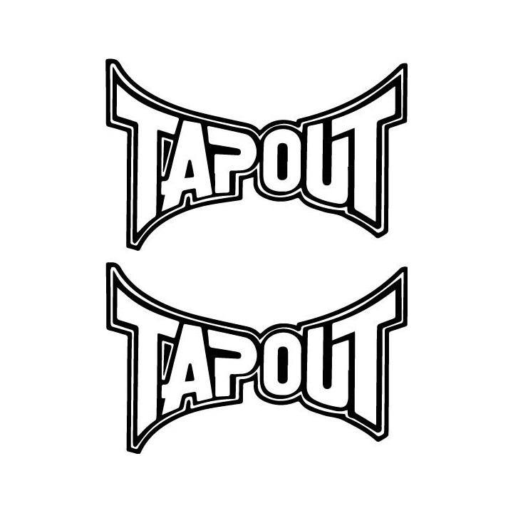 Tapout MMA Stickers – UFC Combat Sports Decals (2-Pack)