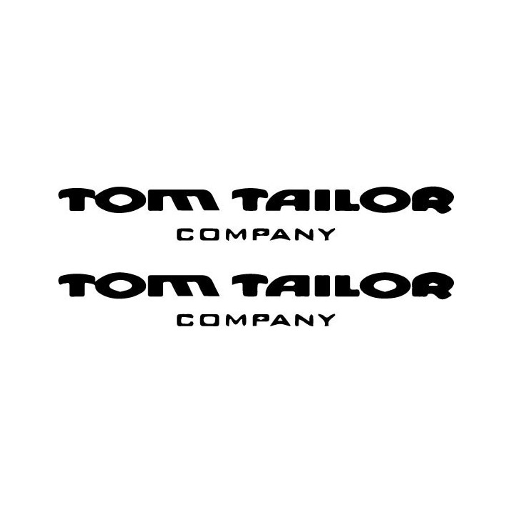 Tom Tailor Stickers – Company Logo Decals (2-Pack)