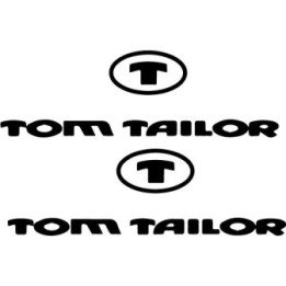 Tom Tailor Logo Stickers – Fashion Decals (2-Pack)