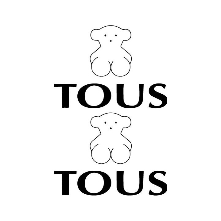 Tous Bear Stickers – Fashion Logo Decals (2-Pack)