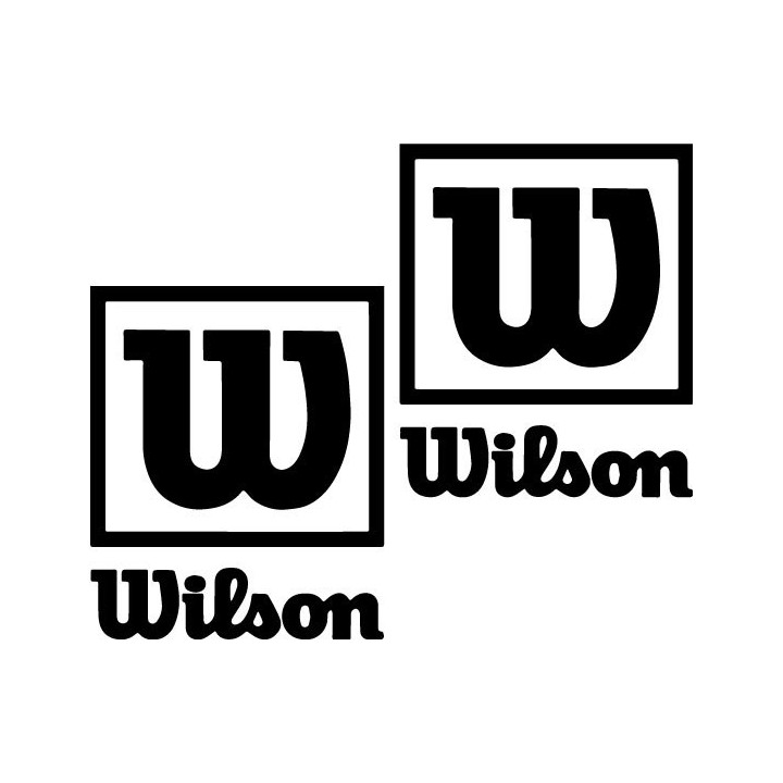 Wilson Stickers – Tennis Sports Decals (2-Pack)