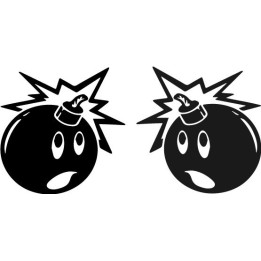 The Hundreds Adam Bomb Stickers – Streetwear Decals (2-Pack)