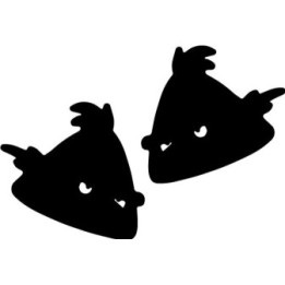 Angry Birds Stella Stickers – Pink Bird Decals (2-Pack)