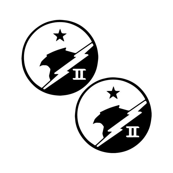 Halo Blue Team Stickers – Spartan II Decals (2-Pack)