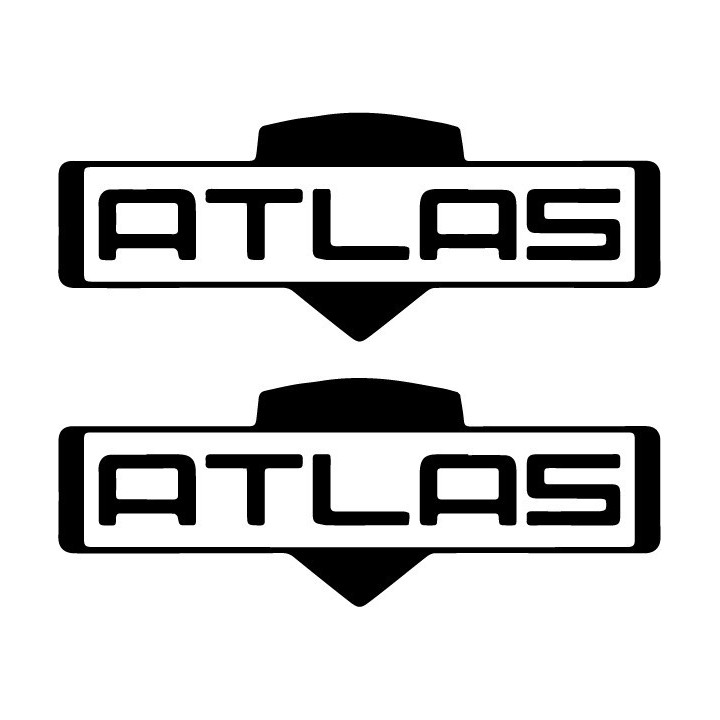 Borderlands Atlas Corp Stickers – BL2 BL3 Decals (2-Pack)