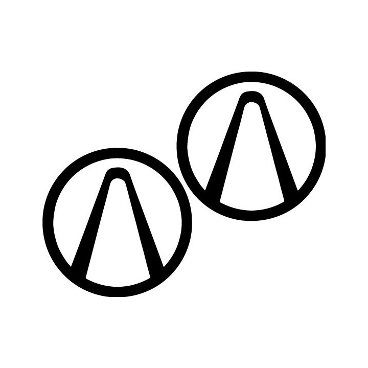 Borderlands Vault Symbol Stickers – Gaming Decals (2-Pack)