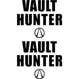 Borderlands Vault Hunter Stickers – Gaming Decals (2-Pack)