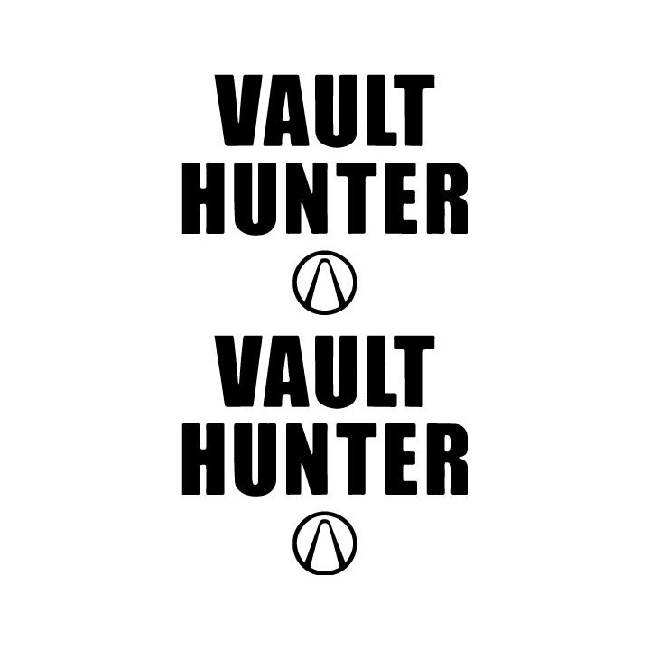 Borderlands Vault Hunter Stickers – Gaming Decals (2-Pack)