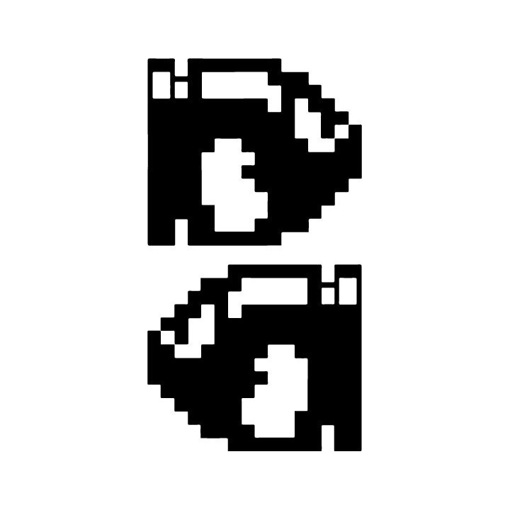 Bullet Bill Stickers – Super Mario Retro Gaming Decals (2-Pack)