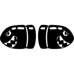 Bullet Bill Super Mario Stickers – Gaming Decals (2-Pack)