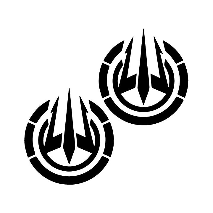 COD Black Ops 3 Trident Stickers – Multiplayer Decals (2-Pack)