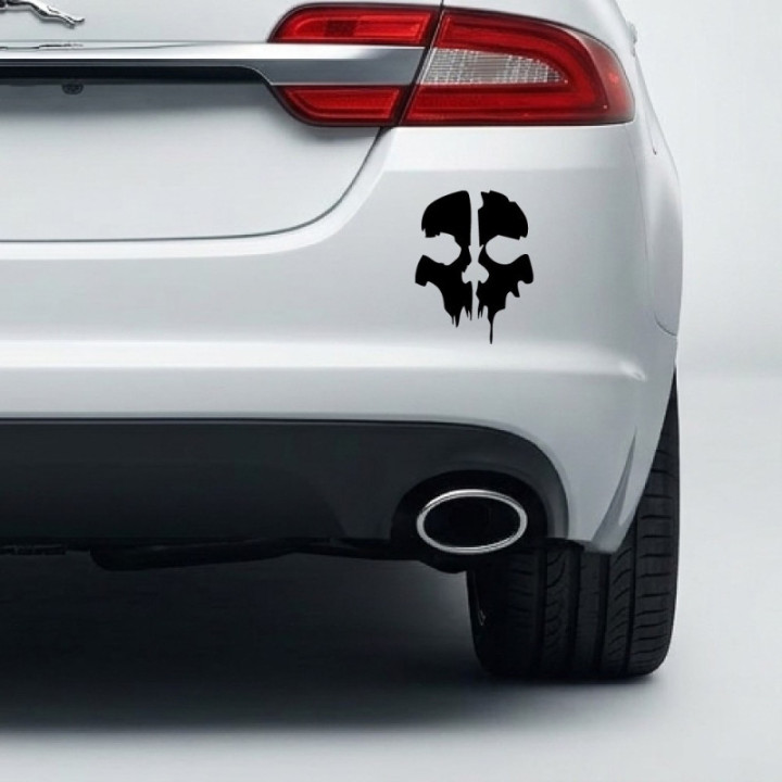 Call of Duty Ghosts Skull Stickers – COD Decals (2-Pack)