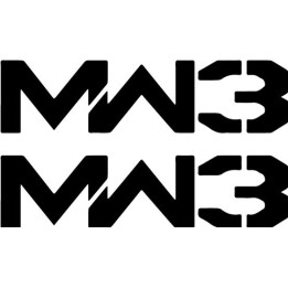 Call of Duty MW3 Stickers – Gaming Logo Decals (2-Pack)