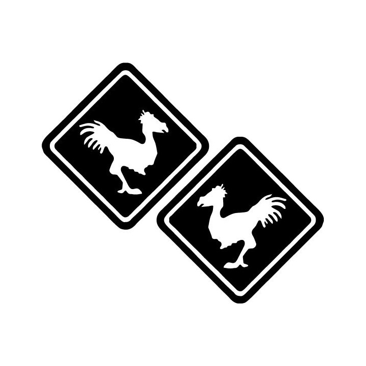 Final Fantasy Chocobo Stickers – FF7 FF14 Decals (2-Pack)