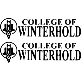 College of Winterhold Stickers – Skyrim Decals (2-Pack)