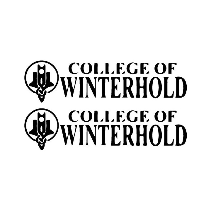 College of Winterhold Stickers – Skyrim Decals (2-Pack)