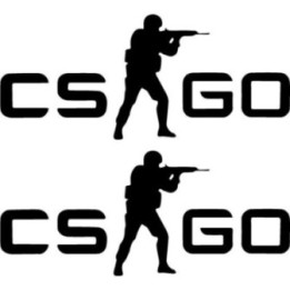 CS:GO Stickers – Counter-Strike Gaming Decals (2-Pack)